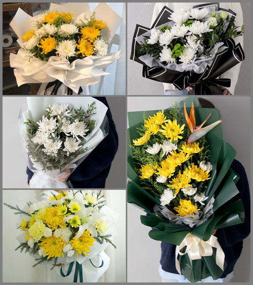陕西渭南市合阳县城关街道白事花束代送